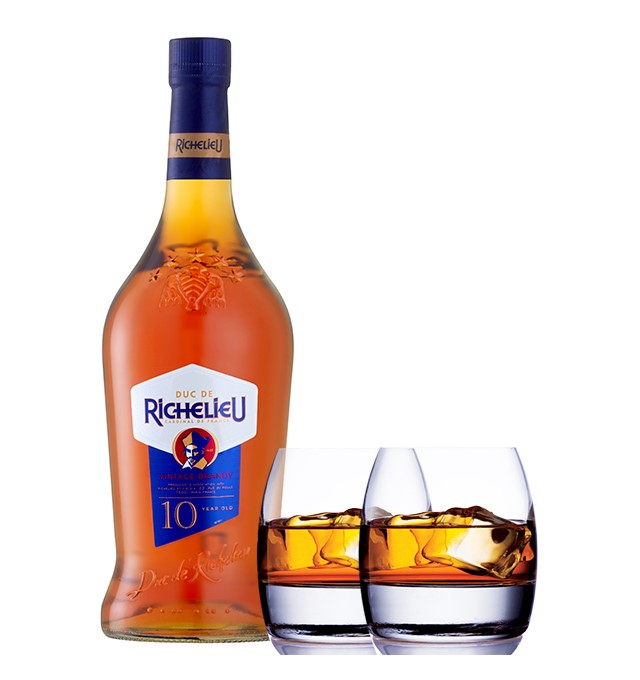 Richelieu 10 Year Old + 2 glasses